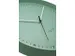 Horloge murale NeXtime Berlin L de 40 cm en aluminium vert menthe