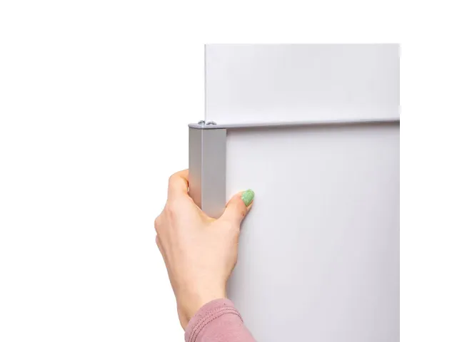 Totem Paneel+ Dubbelzijdige Display 42x120cm Zilver frame