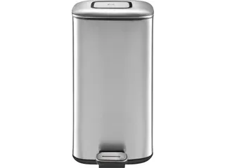 Vierkante Pedaalemmer Regent Step Bin 32 Liter Mat Rvs - 2