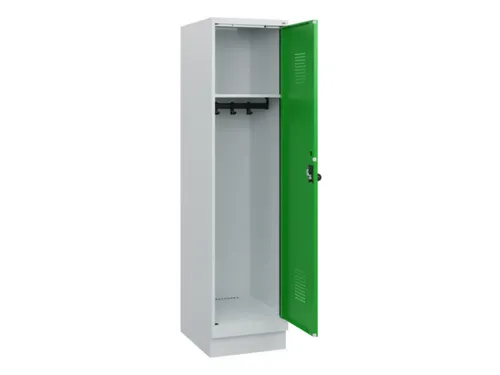schoollocker,HxBxD 1630x400x500mm,1vak,vak B 400mm,draaigrendel,sokkel