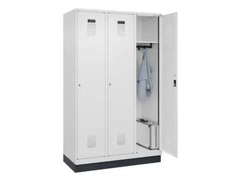 locker,HxBxD 1950x1200x500mm,3vak,vak B 400mm,cil.-slot,sokkel