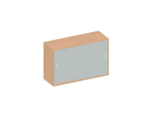 Schuifdeurkast 770x1200x430mm Romp Beuken Decor Front Lichtgrijs