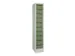 Postsorteerkast 1850x330x500mm 10 Vakken Ral7035 Front Ral6011