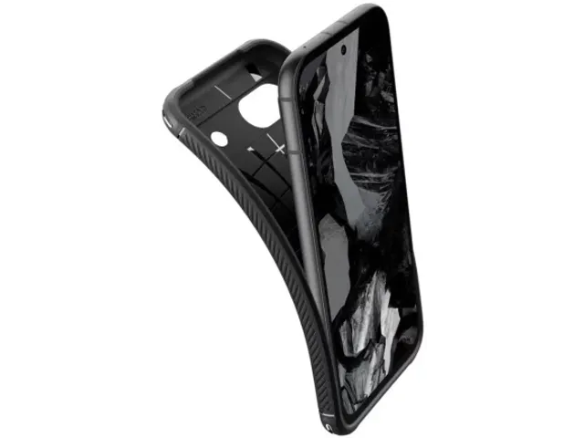 Spigen Case ACS07259 Google Pixel 8A Rugged Armor Mat Zwart