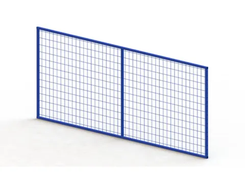 gaasachterwand,v. palletstelling,HxB 1100x2225mm,v. traversen L 2225mm