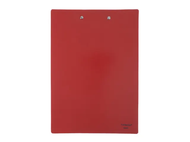 klembord A4 rood met sterke klem