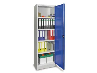 universele kast,HxBxD 1950x640x500mm,RAL7035,front RAL5012 - 1