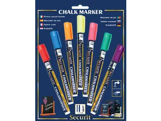 Krijtstift Securit Sma-100 Rond 1-2mm Assorti 7 Stuks - 2