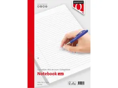Cursusblok Quantore A4 80gram lijn met kantlijn