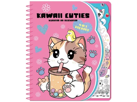 Doeboek Kawaii cuties 4 in 1