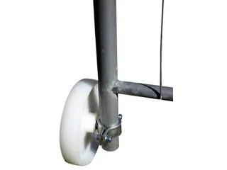 loopwiel,v. deur afzetgaas,wiel Ø 200mm,m. klem - 1