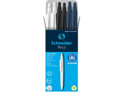 Reco balpen, 6 stuks, assorti