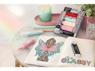 Faber-Castell markeerstift Glassy set á 4 markers - 2