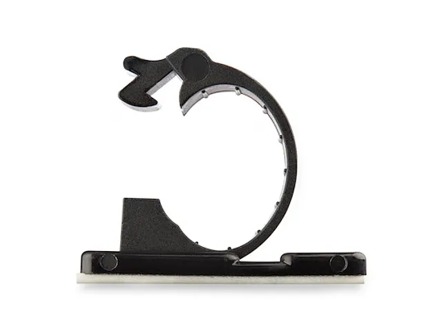 Zelfklevende Kabelmanagement Clips 12mm zwart 100 stuks
