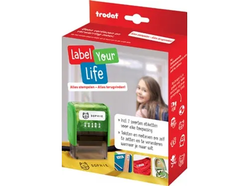 Label Your Life textiel-stempel, Nederlands
