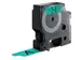 Labeltape Dymo 45809 D1 S720890 19mmx7m zwart op groen