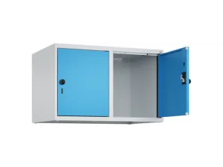opzetkast,v. locker,2vak.,vak B 400mm,HxBxD 500x800x500mm,draaigrendel - 1