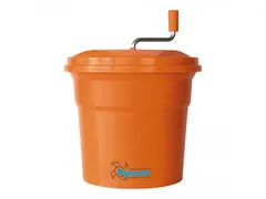 Essoreuse à salade plastique orange 20 litres