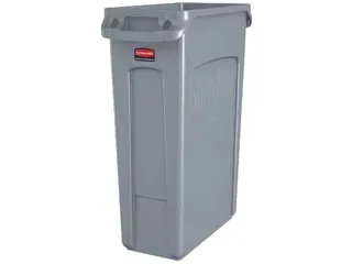 Rubbermaid afvalcontainer Slim Jim 87 liter grijs - 1