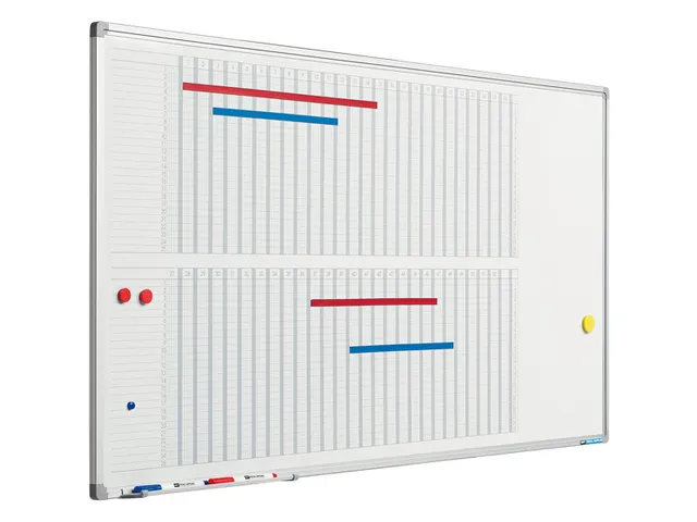 Smit Visual 53 weken planner softline profiel 8mm 60x120 cm