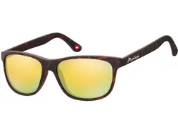 Zonnebril Montana met geel glas mat turtle