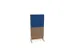scheidingswand,HxB 1545x800mm,NT-cherry,BN6016-blauw