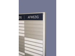 Menoor In-Uit bord 15 namen Aluminium Aanwezig/Afwezig Donkerblauw - 3
