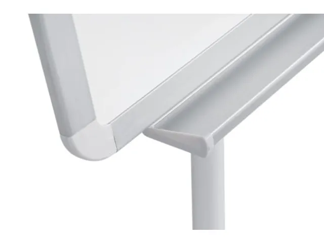 Flipchart Magnetisch Met Zijarmen Uitschuifbaar 100x70cm Lichtgrijs