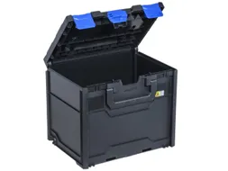 Assortimentskoffer,HxBxD 340x396x296mm,ABS,koffer zwart