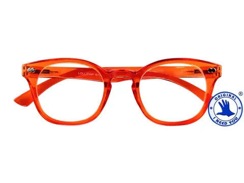 Leesbril I Need You +2.00 dpt Lollipop oranje