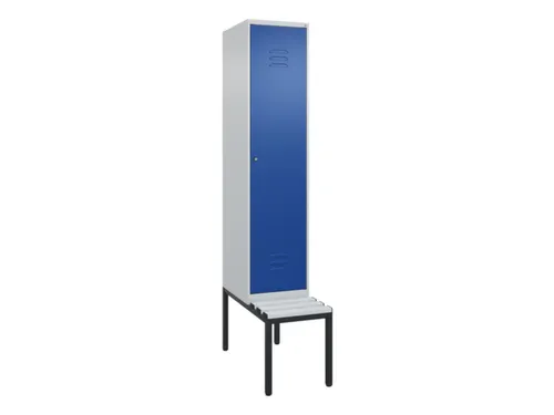 locker met bank,HxBxD 2120x400x815mm,1vak,vak B 400mm,cil.-slot