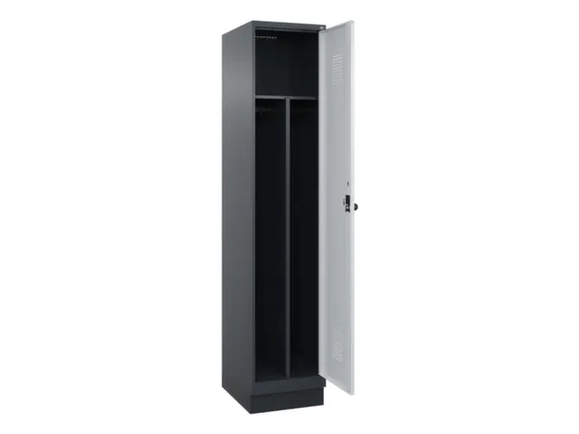 locker voor scheiding van kleding,HxBxD 1950x400x500mm,1vak