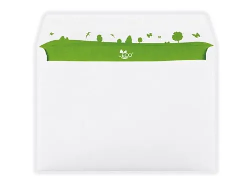 Bong enveloppen beECO 162 x 229 mm zonder venster 500 stuks