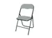 Chaise pliante BRASQ FC100 gris-noir