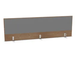 opzetpaneel,v. bureau,aanbouw achter,B 1800mm,NT-cherry,BN8078-grijs