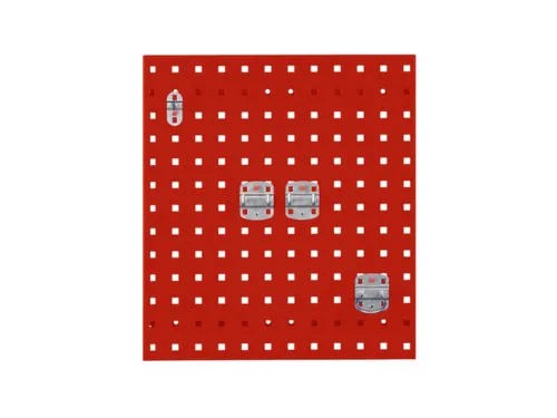 Geperforeerde Plaat Staalplaat Hxb 450x500mm Ral 3020 Verkeersrood