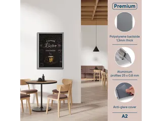 Europel Kliklijst Premium A2 25mm Zilver - 8