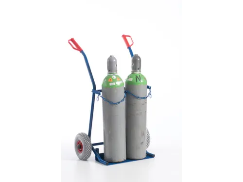 Flessenkar Draagvermogen 100Kg 2X20L-Fles Luchtbanden Ral5010 staal
