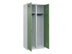 locker voor scheiding van kleding,HxBxD 1850x800x500mm,2vak