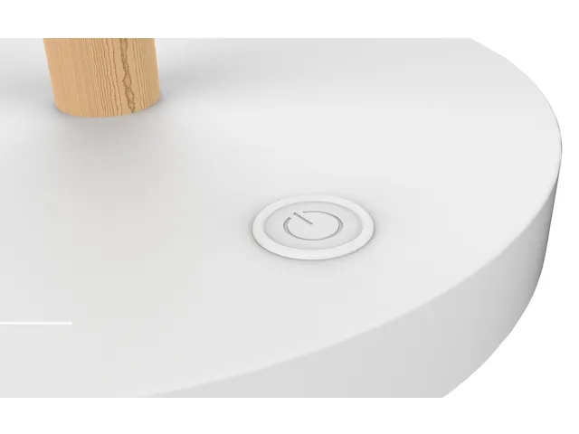 Bureaulamp Unilux Vicky led hout wit