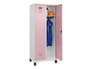 locker,HxBxD 1950x800x500mm,2vak,vak B 400mm,cil.-slot,voeten - 1