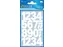 Cijfereretiket Z-design Home 2 vel watervast wit