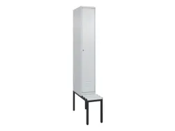 locker met bank,HxBxD 2120x300x815mm,1vak,vak B 300mm,cil.-slot