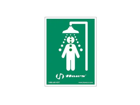 Haws EU-SP177 pictogram nooddouche, per stuk