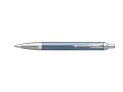 Balpen Parker IM Premium Grey Blue CT Medium Blauwe inkt
