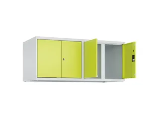 opzetkast,v. locker,4vak.,vak B 300mm,HxBxD 500x1200x500mm,vleugeldeur - 2