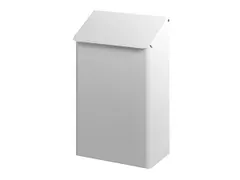 Afvalbak 7 Liter Rvs Wit