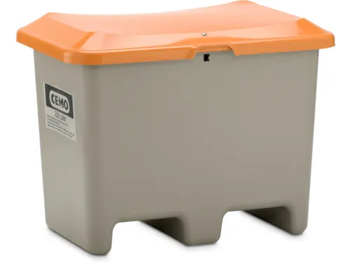strooigoedbak,200l,HxBxD 690x890x600mm,GVK,grijs,deksel oranje