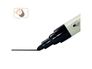 Whiteboardmarker Nobo ronde punt 3mm zwart - 4