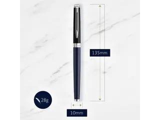 Rollerpen Waterman Hémisphère Colour Blocking black en blue CT fijn - 6